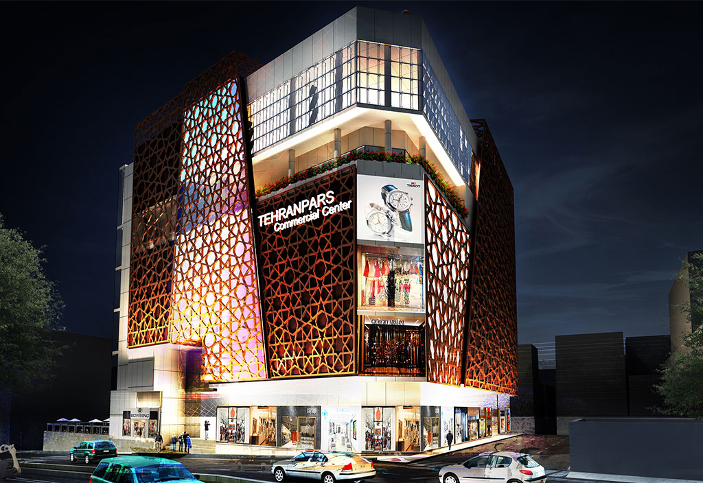 Facade Design of TehranPars Commercial Center Facade Design of TehranPars Commercial Center